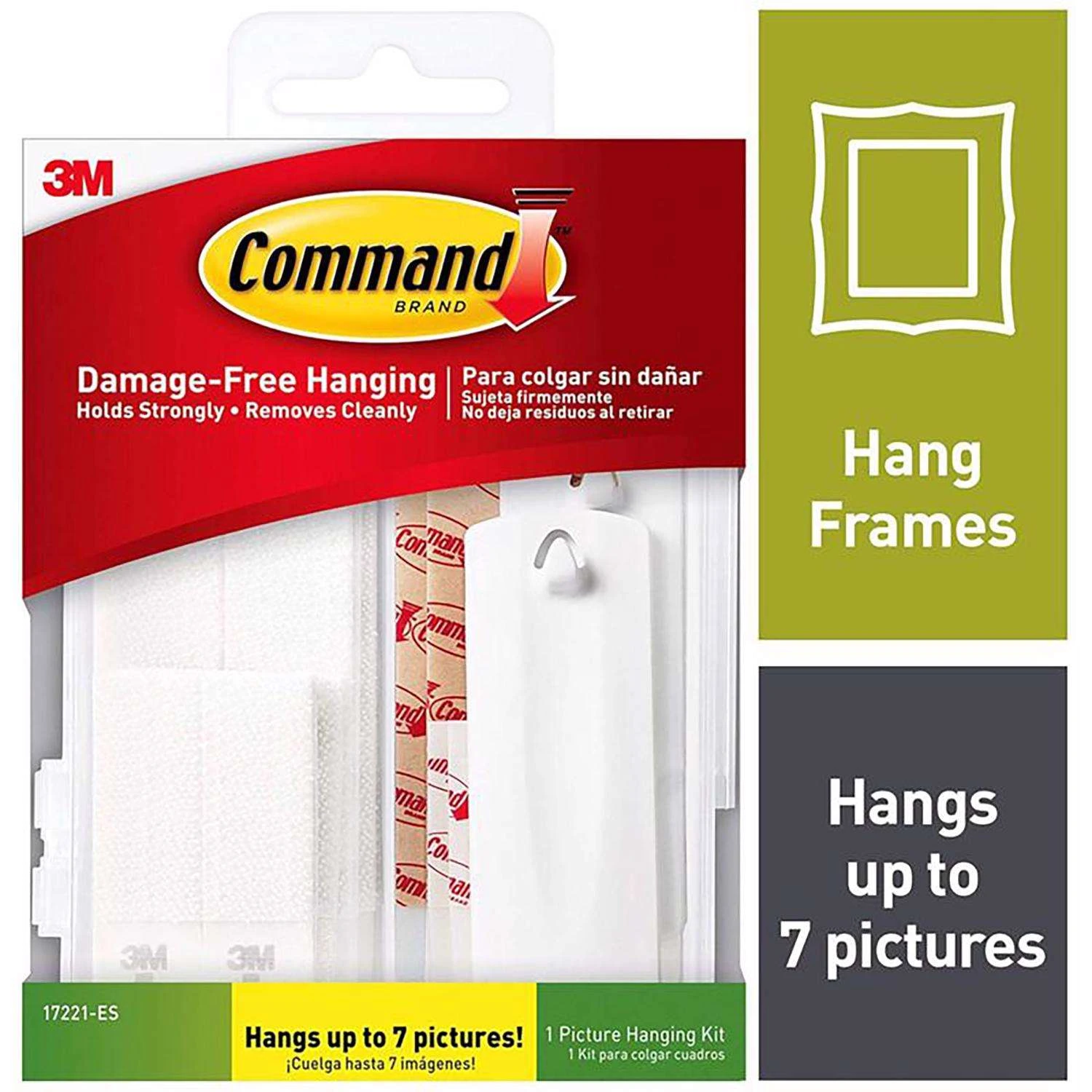 3M Command White Assorted Picture Hanging Set 4 Lb 16 Pk 4 3M Command White Assorted Picture Hanging Set 4 Lb 16 Pk - Image 2