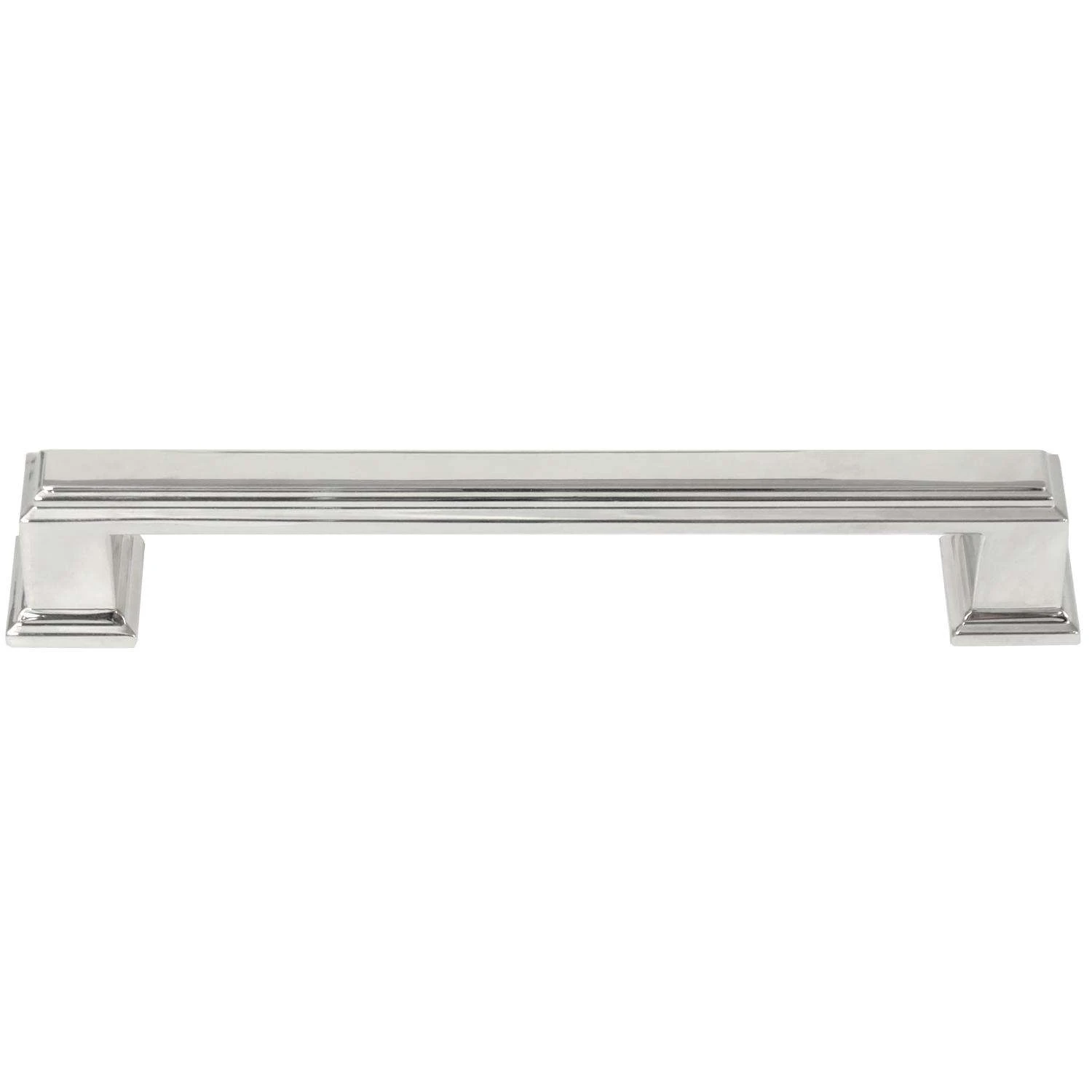 MNG Beacon Hill Bar Cabinet Pull 5-1/16 In. Polished Nickel Silver 1 Pk 3 MNG Beacon Hill Bar Cabinet Pull 5-1/16 In. Polished Nickel Silver 1 Pk