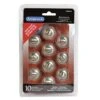 Amerock Allison Round Cabinet Knob 1-3/16 In. D 1 In. Satin Nickel 10 Pk