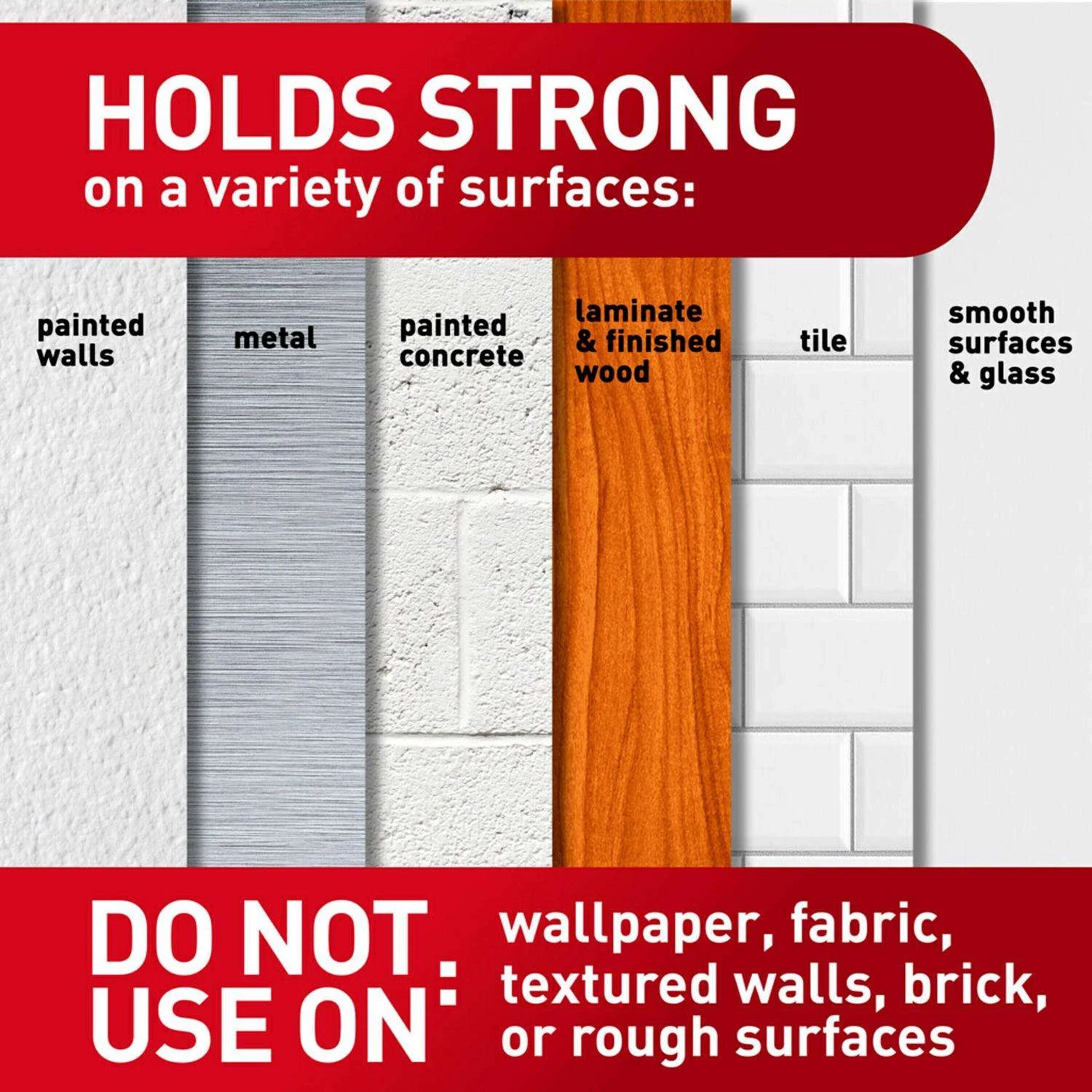 3M Command White Medium Picture Hanging Strips 12 Lb 12 Pk 8 3M Command White Medium Picture Hanging Strips 12 Lb 12 Pk - Image 6