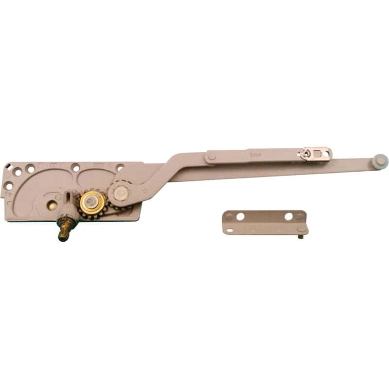 Prime-Line Gray Steel Right Dual-Arm Casement Window Operator For EntryGard 3 Prime-Line Gray Steel Right Dual-Arm Casement Window Operator For EntryGard
