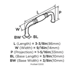 Amerock Granby Traditional Cabinet Pull 3 In. Oil Rubbed Bronze 10 Pk 10 Amerock Granby Traditional Cabinet Pull 3 In. Oil Rubbed Bronze 10 Pk -Supply Tools Market aa43f322 1ff9 46f5 9f40 db5a28aa57c1