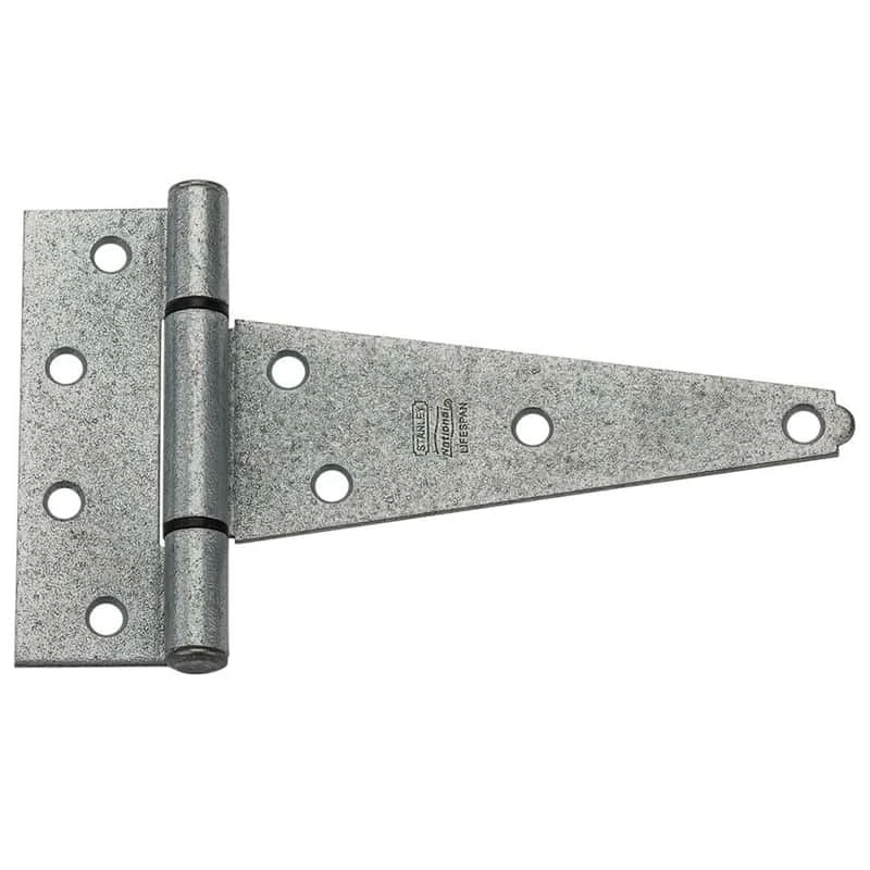 National Hardware 6 In. L Galvanized Silver Steel Heavy Duty T Hinge 2 Pk 3 National Hardware 6 In. L Galvanized Silver Steel Heavy Duty T Hinge 2 Pk