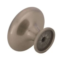 Amerock Inspirations Round Cabinet Knob 1-1/4 In. D 1 In. Satin Nickel 10 Pk -Supply Tools Market b7ba898f 8818 430a b15f 0b48700efd4d