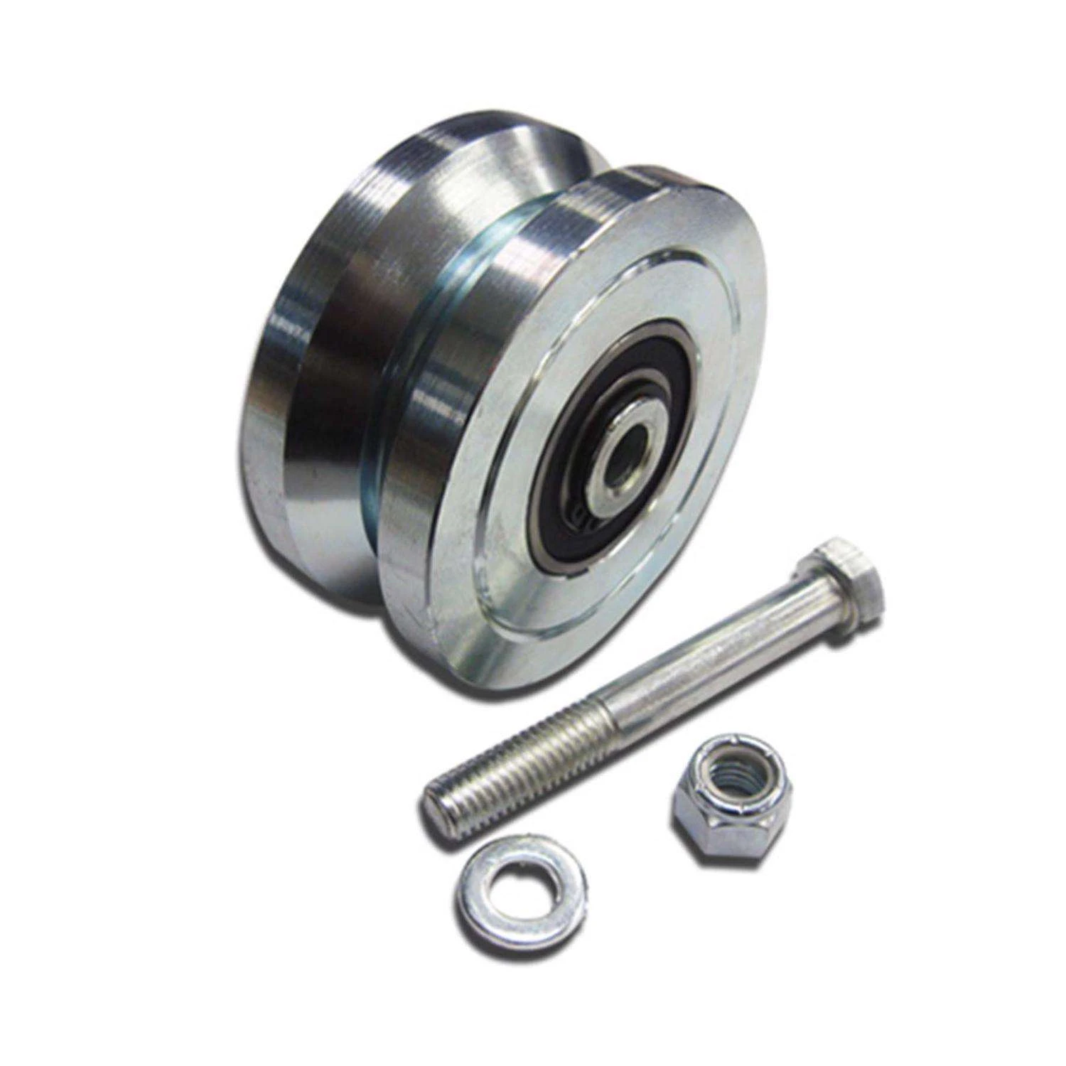 Spring Creek Products 4 In. D Steel V-Groove Wheel 3000 Lb 1 Pk 3 Spring Creek Products 4 In. D Steel V-Groove Wheel 3000 Lb 1 Pk