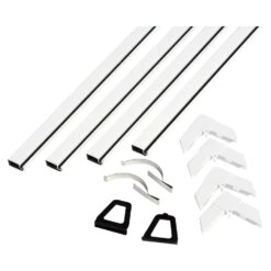 Phifer Gloss White Aluminum Screen Frame Kit 1 Pk
