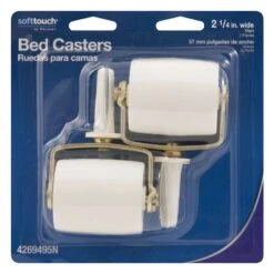 Softtouch 2.25 In. D Plastic Caster 300 Lb 2 Pk