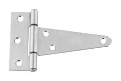 National Hardware 4 In. L Silver Stainless Steel Heavy Duty T Hinge 1 Pk