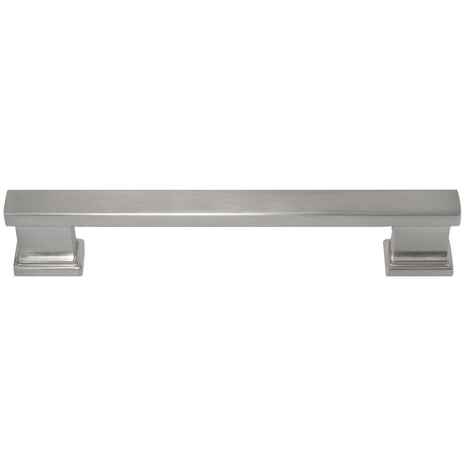 MNG Park Avenue Traditional Bar Cabinet Pull 8-13/16 In. Satin Nickel Silver 1 Pk 3 MNG Park Avenue Traditional Bar Cabinet Pull 8-13/16 In. Satin Nickel Silver 1 Pk