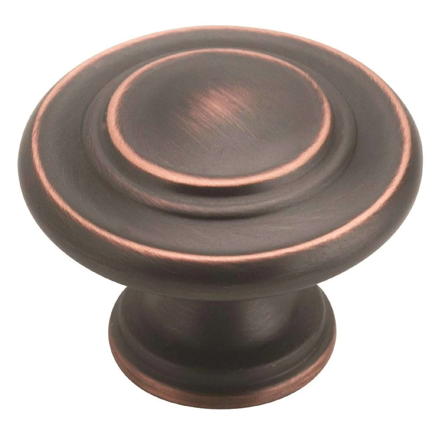 Amerock Inspirations Round Cabinet Knob 1-1/4 In. D 1 In. Oil Rubbed Bronze 10 Pk 3 Amerock Inspirations Round Cabinet Knob 1-1/4 In. D 1 In. Oil Rubbed Bronze 10 Pk