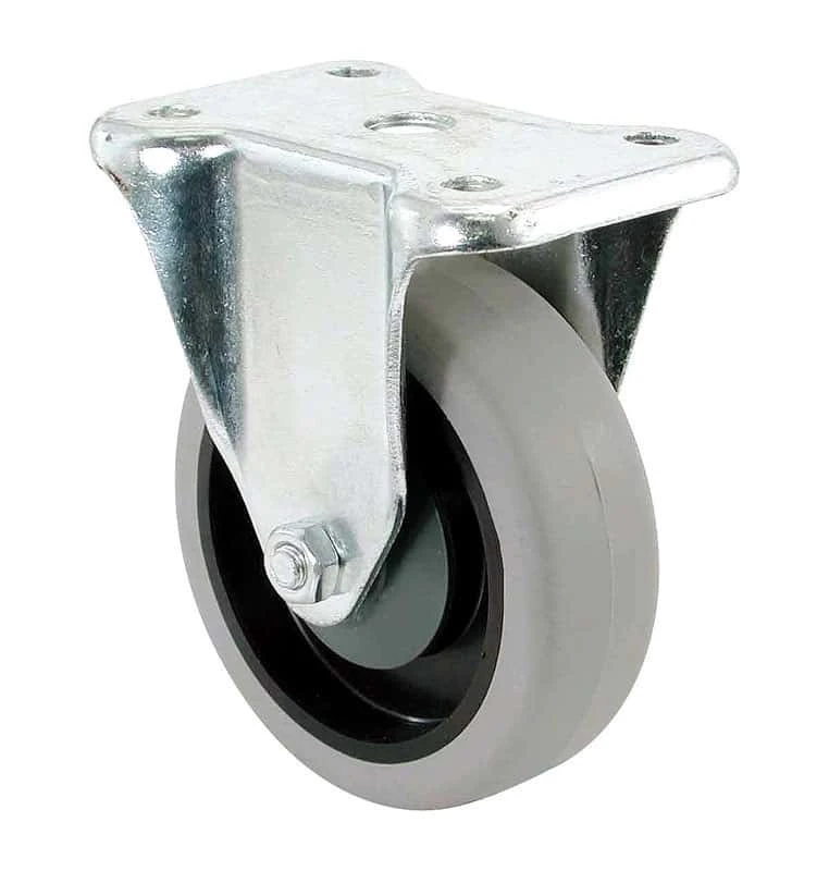 Shepherd Hardware 5 In. D Thermoplastic Rubber Rigid Caster 300 Lb 1 Pk 3 Shepherd Hardware 5 In. D Thermoplastic Rubber Rigid Caster 300 Lb 1 Pk