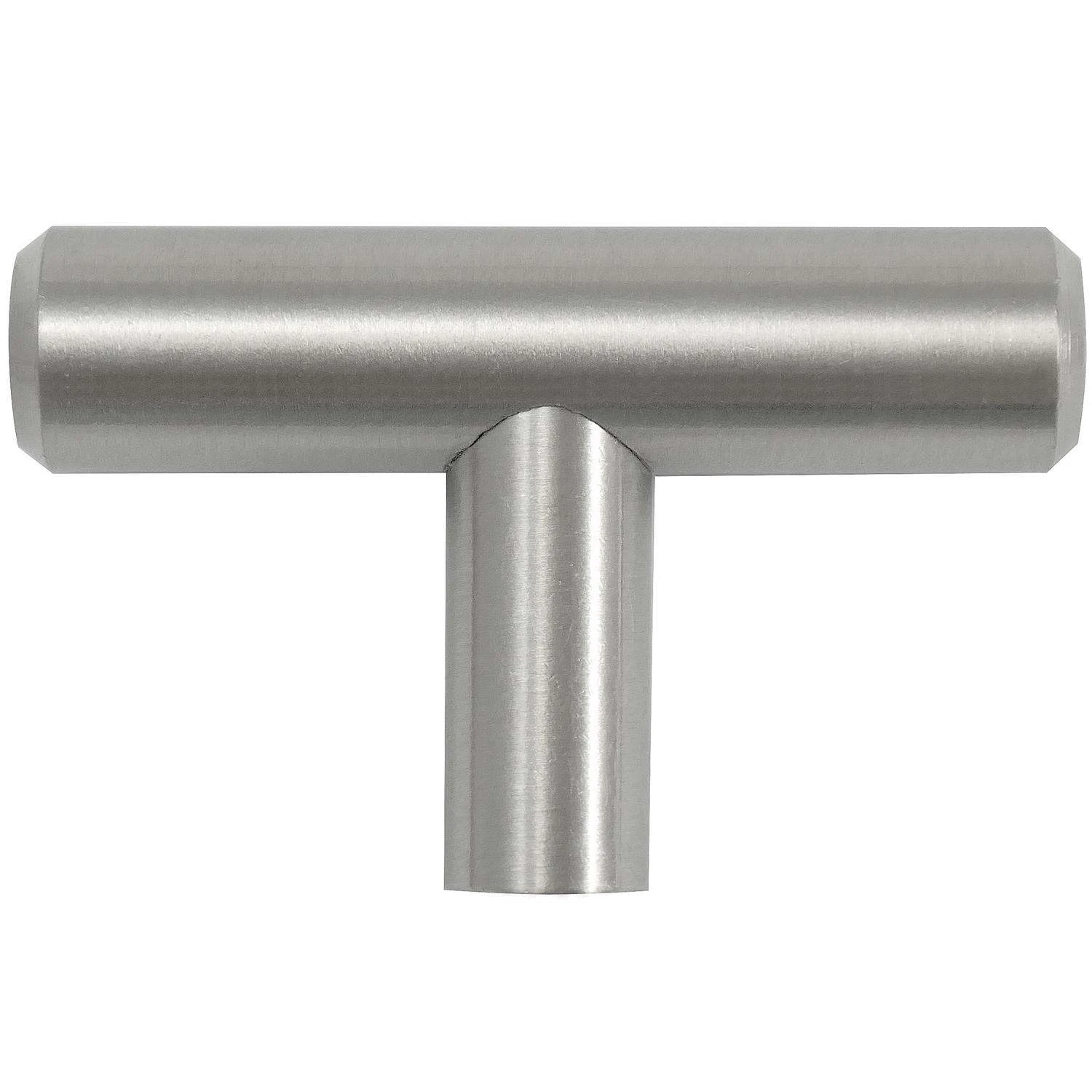 Laurey Melrose Traditional T-Shape Cabinet Knob 2 In. D 1-1/4 In. Satin Nickel 10 Pk 6 Laurey Melrose Traditional T-Shape Cabinet Knob 2 In. D 1-1/4 In. Satin Nickel 10 Pk - Image 4