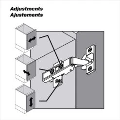 Richelieu RCS 4.61 In. W X 6.37 In. L Silver Zinc Cabinet Hinge 2 Pk -Supply Tools Market daa5f9c0 60c6 4cda 90ca 86f0fce668e3