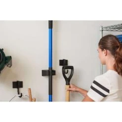 Duck EasyMounts 4.5 In. L Matte Black Metal/Plastic Drywall Garage Kit 50 Lb. Cap. 3 Pk -Supply Tools Market e642a263 33c3 43ff 84d3 0f9492010676