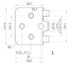Richelieu 1-17/64 In. W Brushed Satin Nickel Silver Steel Self-Closing Hinge 2 Pk -Supply Tools Market e9f138f5 5ed8 4eca ba15 e6dcf0718190