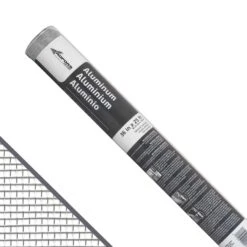 Saint-Gobain ADFORS 36 In. W X 25 Ft. L Gray Aluminum Insect Screen Cloth