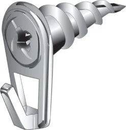 Hillman WallDriller Brass-Plated Gold Drywall Picture Hook 35 Lb 10 Pk