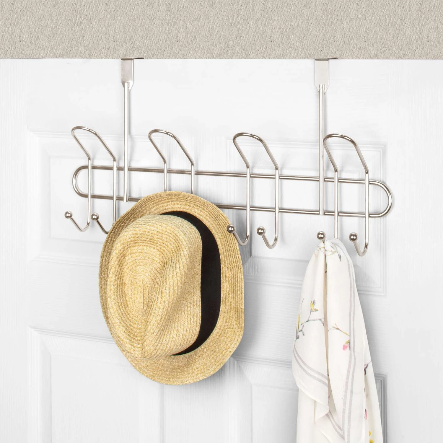 Spectrum 20.75 In. L Silver Steel Over The Door Hook 1 Pk 7 Spectrum 20.75 In. L Silver Steel Over The Door Hook 1 Pk - Image 5