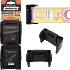StealthMounts Black ABS Level Mounts Holder 2 Pk