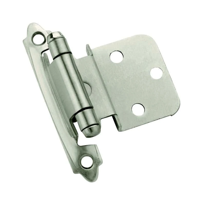 Amerock 2 In. W X 2-3/4 In. L Satin Nickel Silver Steel Self-Closing Hinge 10 Pk 3 Amerock 2 In. W X 2-3/4 In. L Satin Nickel Silver Steel Self-Closing Hinge 10 Pk