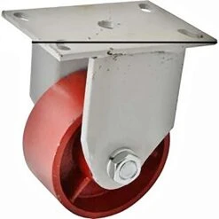 The Fairbanks Company 8 In. D Ductile Iron Rigid Caster 2500 Lb 1 Pk
