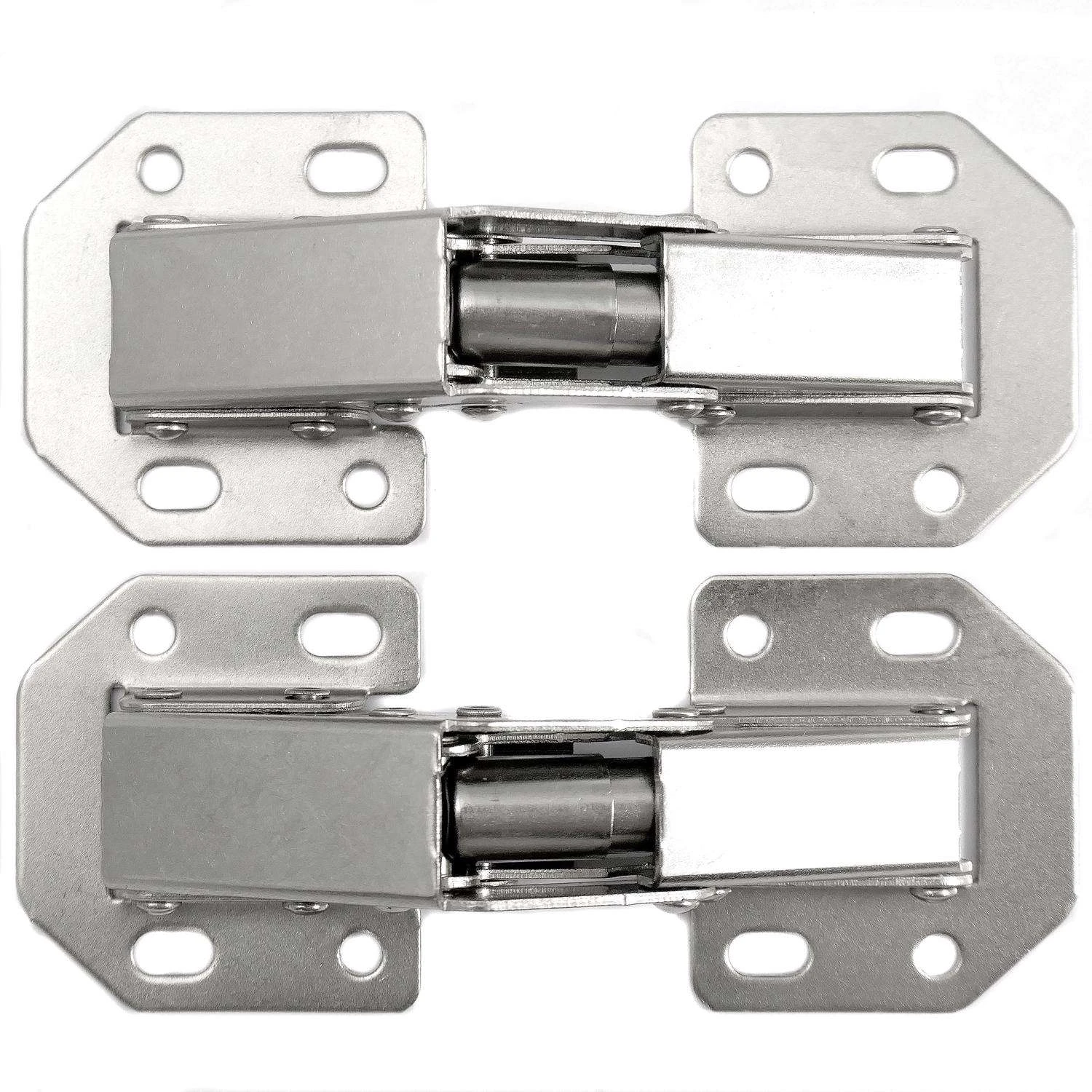 Laurey 2 In. W X 5 In. L Chrome Steel Cabinet Hinge 2 Pk 5 Laurey 2 In. W X 5 In. L Chrome Steel Cabinet Hinge 2 Pk - Image 3