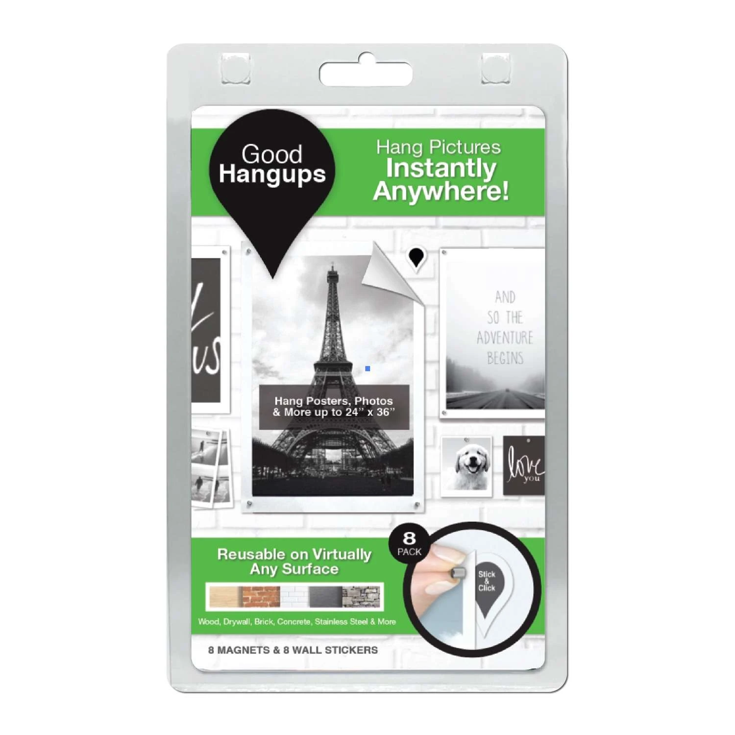 Good Hangups Picture Hanger 8 Pk 3 Good Hangups Picture Hanger 8 Pk